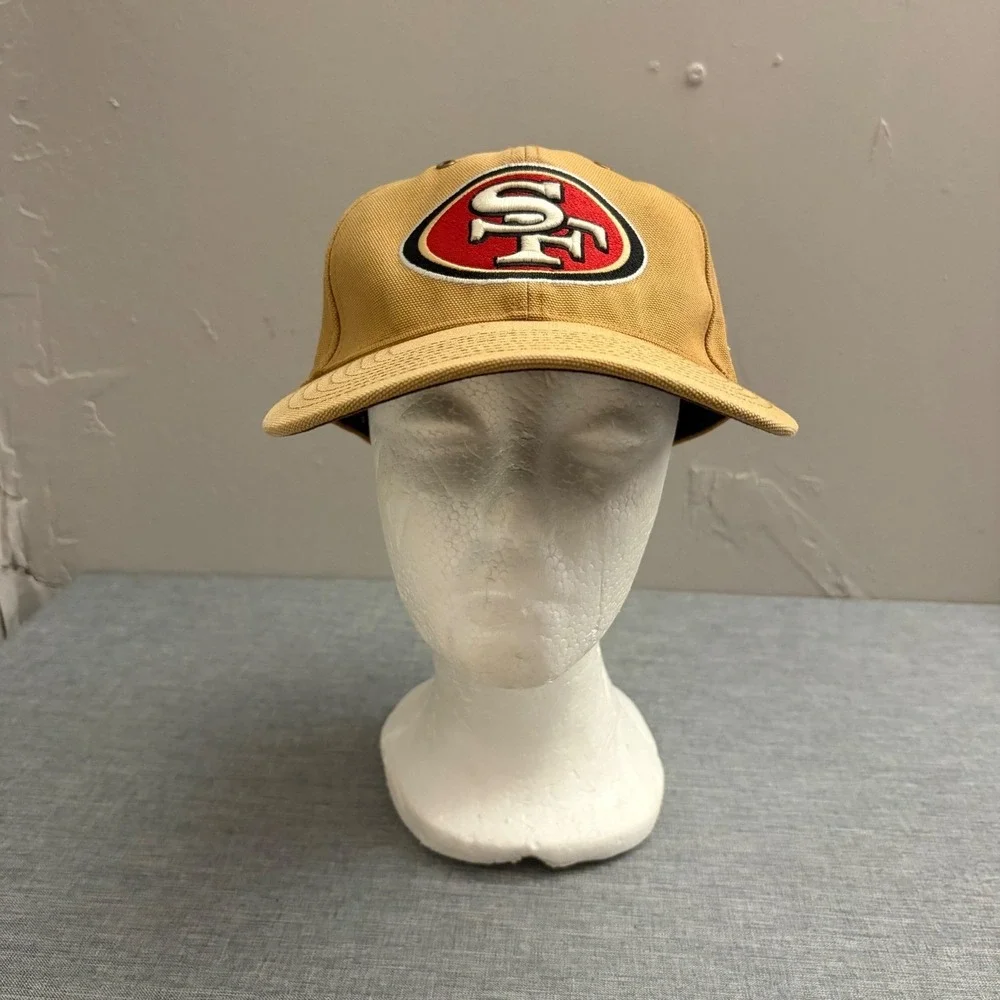 Carhartt Hat Mens OSFA Brown 47 Brand San Francisco 49ers NFL Canvas Strapback